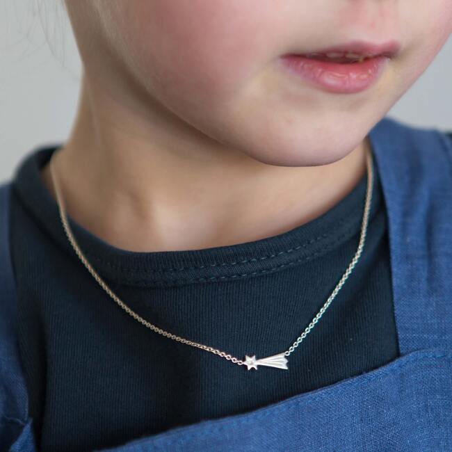 You Make My Wishes Come True Necklace, Silver - Necklaces - 2
