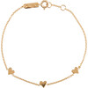 Women's You Are Loved Bracelet, Gold Plated - Bracelets - 1 - thumbnail
