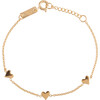 Children's You Are Loved Bracelet, Gold Plated - Bracelets - 1 - thumbnail