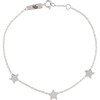 Women's You Are My Shining Star Bracelet, Silver - Bracelets - 1 - thumbnail