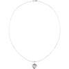 Women's Motherlove Locket Necklace, Silver - Necklaces - 1 - thumbnail