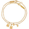 Mommy & Me Home Is Where The Heart Is Set, Gold Plated - Bracelets - 1 - thumbnail