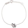 Our Hearts Beat As One Children's Bracelet, Silver - Bracelets - 1 - thumbnail