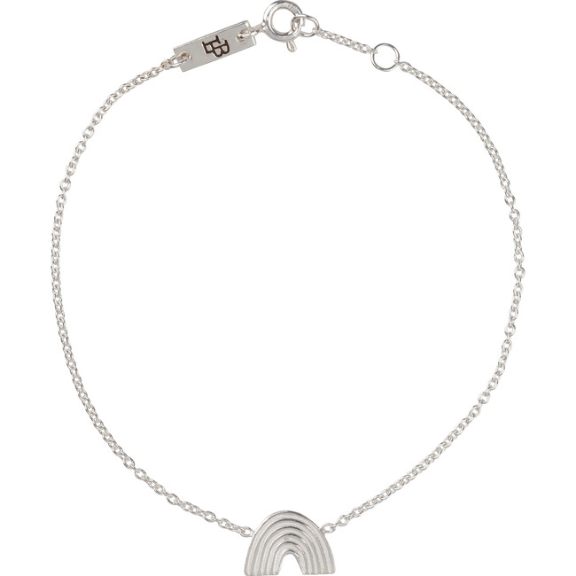 Women's You Color My World Like A Rainbow Bracelet, Silver - Bracelets - 1