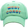 West Coast Baseball Hat, Keys Green - Hats - 1 - thumbnail