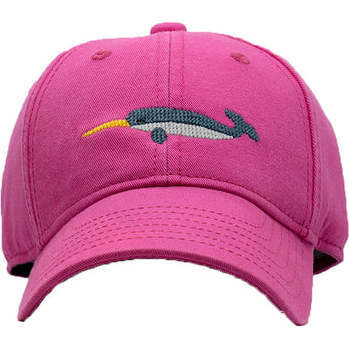Narwhal Baseball Hat, Bright Pink