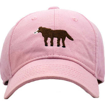 Horse Baseball Hat, Light Pink