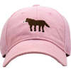 Horse Baseball Hat, Light Pink - Hats - 1 - thumbnail