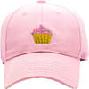 Cupcake Baseball Hat, Light Pink - Hats - 1 - thumbnail