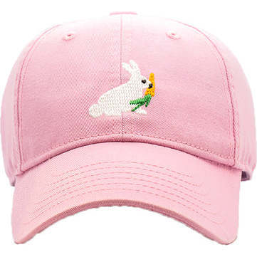 Bunny Carrot Baseball Hat, Light Pink