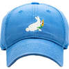 Bunny Carrot Baseball Hat, Light Blue - Hats - 1 - thumbnail