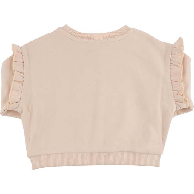Deer Applique Millie Slouch, Pink - Sweatshirts - 2