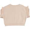 Deer Applique Millie Slouch, Pink - Sweatshirts - 2