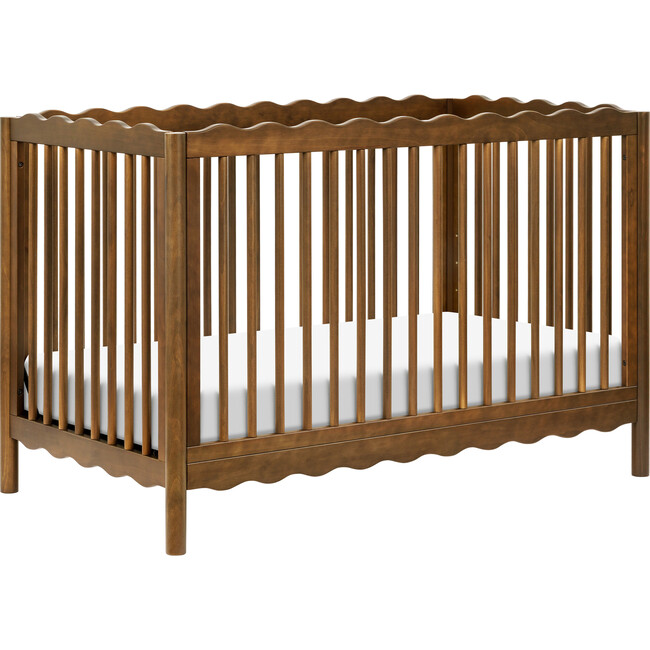 Swell 4-in-1 Convertible Crib w/Toddler Conversion Kit in Natural Walnut