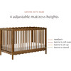 Swell 4-in-1 Convertible Crib w/Toddler Conversion Kit in Natural Walnut - Cribs - 3