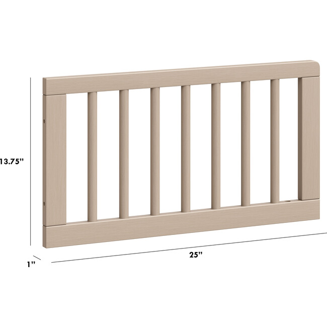 Toddler Bed Conversion Kit in Washed Pine - Beds - 2