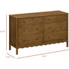 Swell 6-Drawer Assembled Dresser in Natural Walnut - Dressers - 2