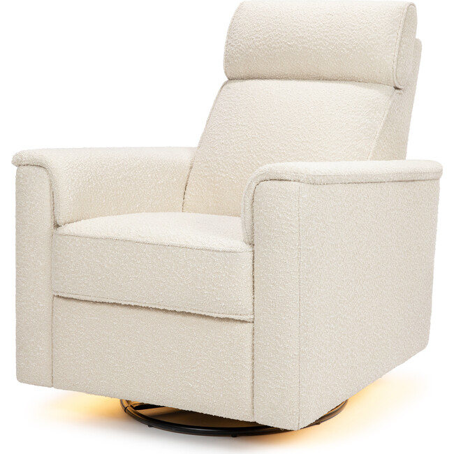 Willa Pro Power Glider Recliner w/ Power Lumbar in Performance Ivory Boucle