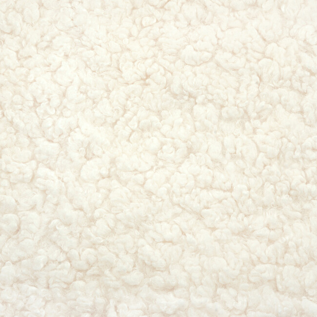 Cali Flange Gliding Swivel Recliner in Cream Shearling - Glider - 6