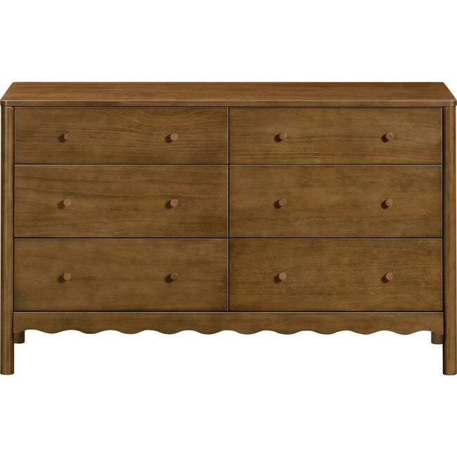 Swell 6-Drawer Assembled Dresser in Natural Walnut - Dressers - 5