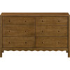 Swell 6-Drawer Assembled Dresser in Natural Walnut - Dressers - 5