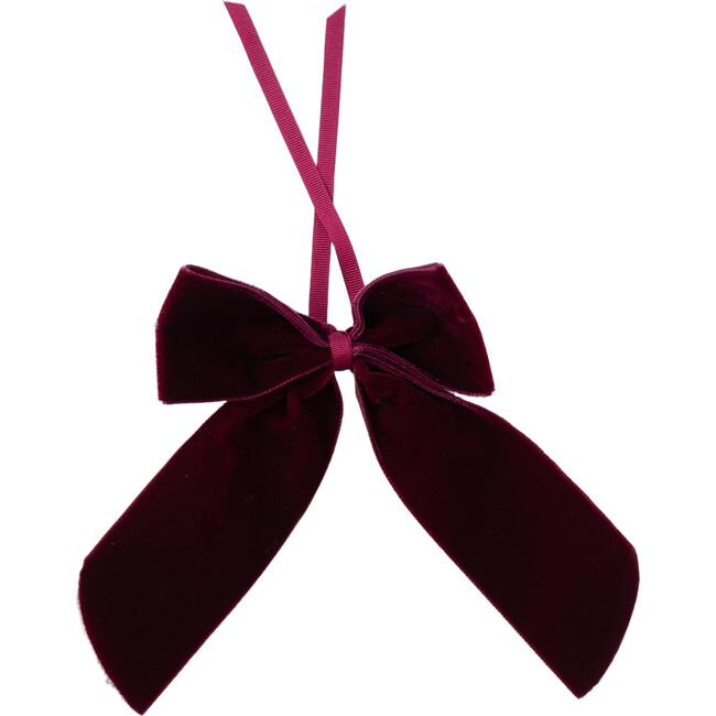 Velvet Napkin Bow, Bordeaux