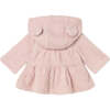 Newborn Girl Zip Sweatshirt, Pink - Sweatshirts - 2