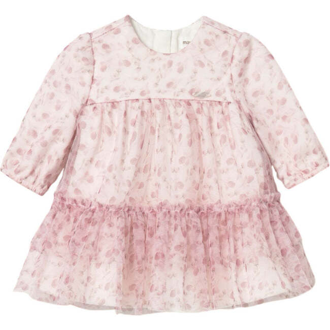 Newborn Girl Tulle Dress, Pink