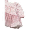 Newborn Girl Tulle Dress, Pink - Dresses - 3