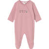Newborn Girl 2-Piece One Piece Set, Pink - Overalls - 2