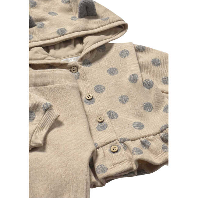Newborn Girl 3-Piece Knit Set, Beige - Mixed Apparel Set - 4