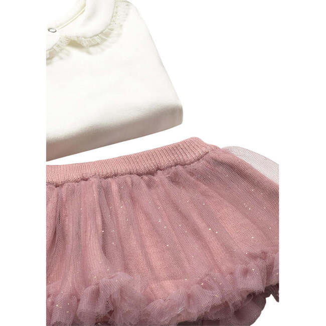Newborn Girl 3-Piece Set, Pink - Mixed Apparel Set - 4