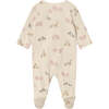 Newborn Girl 2-Piece One Piece Set, Pink - Overalls - 3