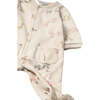 Newborn Girl 2-Piece One Piece Set, Pink - Overalls - 4