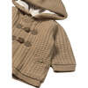 Newborn Boy Lined Knit Cardigan, Beige - Cardigans - 3