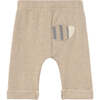 Newborn Boy 3-Piece Set, Beige - Mixed Apparel Set - 3