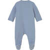 Newborn Boy 2-Piece One Piece Set, Blue - Overalls - 3