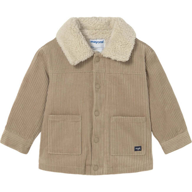 Baby Unisex Corduroy Coat, Brown