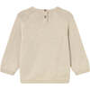 Baby Unisex Animal Intarsia Sweater, Beige - Sweaters - 2