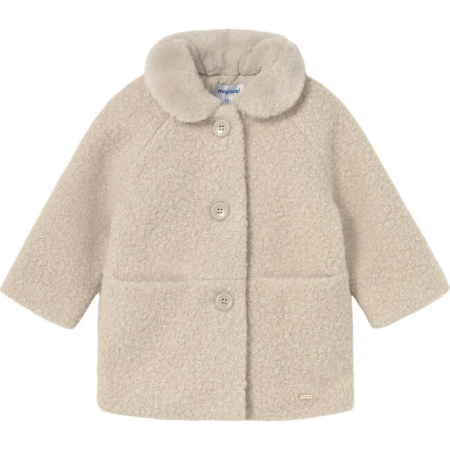 Baby Terry Cloth Coat, Beige