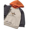 Baby Tracksuit with 2 Pants, Orange - Mixed Apparel Set - 4 - thumbnail