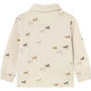 Baby Printed Polo Shirt, Beige - Polo Shirts - 2