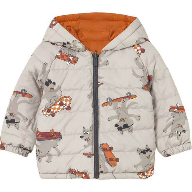 Baby Soft Coat, Orange - Coats - 3