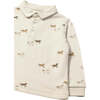 Baby Printed Polo Shirt, Beige - Polo Shirts - 3