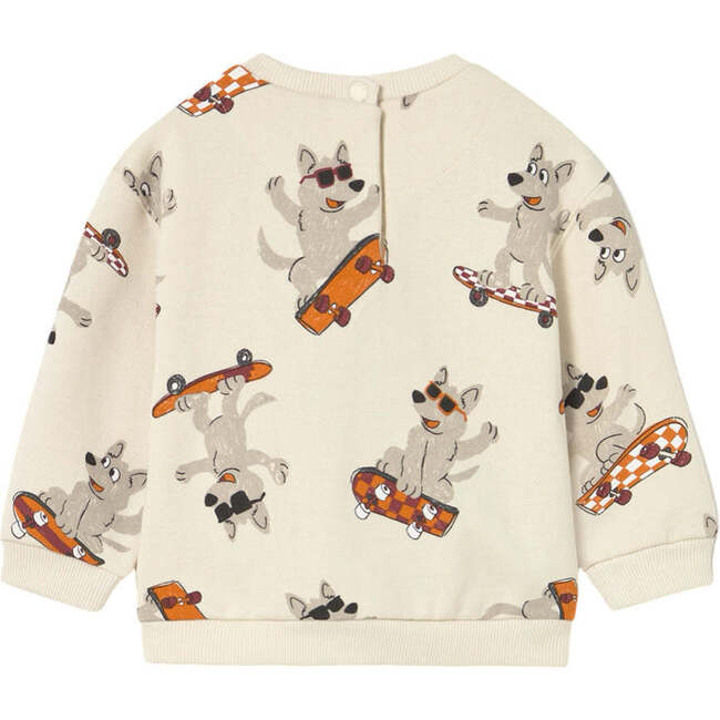 Baby Printed Sweatshirt, Beige - Sweatshirts - 3
