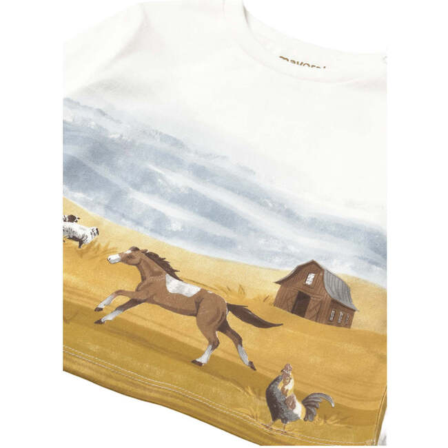 Baby Landscape T-Shirt, White - T-Shirts - 3