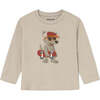Baby Animals T-Shirt, Beige - T-Shirts - 1 - thumbnail