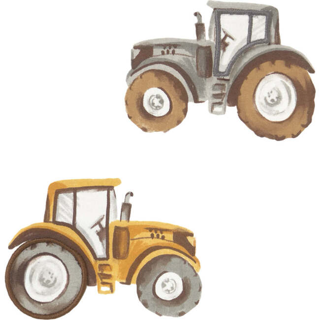 Baby Interactive Tractor T-Shirt, White - T-Shirts - 3