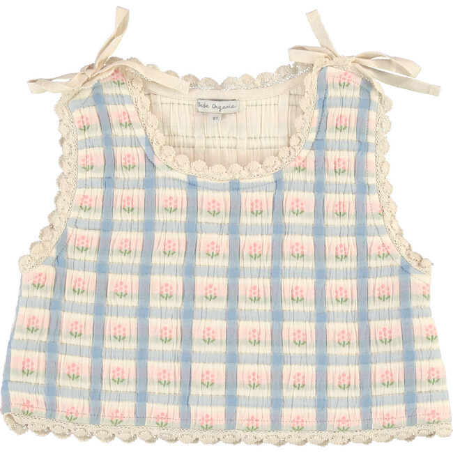 Zora Vest Padded Floral