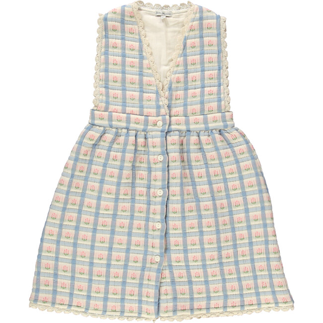 Zora Apron Dress, Padded Floral